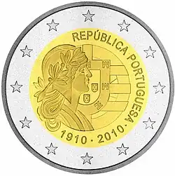 €2 — Португалия 2010