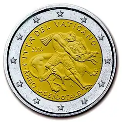 €2 — Ватикан 2010