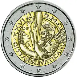€2 — Ватикан 2011