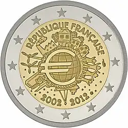 €2 — Франция, 2012