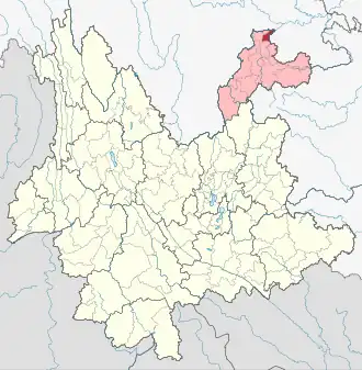 Шуйфу на карте