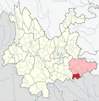 Магуань на карте