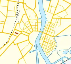 На карте города