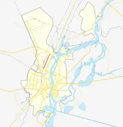 На карте города