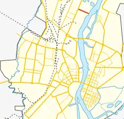 На карте города