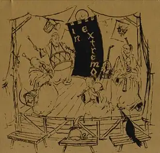 Обложка альбома In Extremo «Die Goldene» (1997)