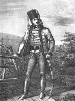 Офицер полка, с 1741 по 1761 года.