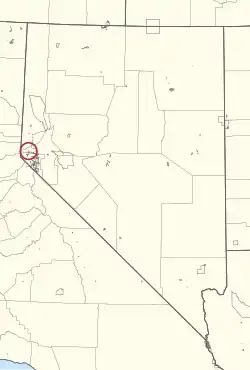 Карсон на карте