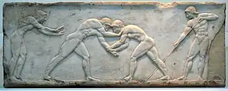 Античный барельеф. VI век до н. э.