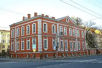 Жилой дом, Кадетская линия, 5 / Двинский переулок, 2,  Объект культурного наследия народов РФ федерального значения. Рег. № 781510238140036 (ЕГРОКН). Объект № 7810176003 (БД Викигида)