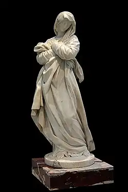 Богоматерь Непорочного Зачатия, 1764, мрамор, Лувр