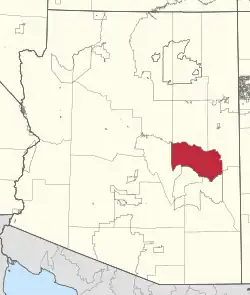 Форт-Апачи на карте