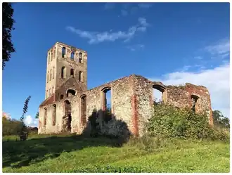 Руины кирхи в Тимирязево