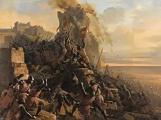 Элуа Фирмен-Ферон. Занятие Родоса рыцарями-иоаннитами (1838 - 1839) гг..