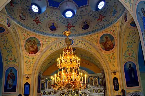 Интерьер храма после ремонта (2015)