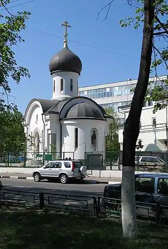 Часть храмового комплекса в честь преподобного Сергия Радонежского