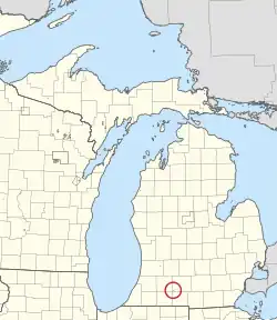 Хьюрон на карте