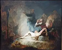 Медный змий. 1555. Холст, масло. Музей Боде, Берлин