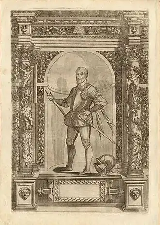 Посмертное изображение на гравюре (1603)