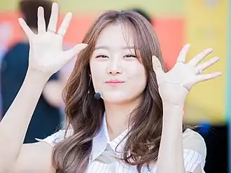 Джиын на выступлении Secret, 28 мая 2016 года