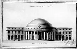 Проект театра Комеди Франсез в Париже. 1767