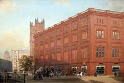 Здание  Строительной академии в Берлине. 1868. Холст, масло. Старая национальная галерея, Берлин