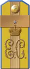 Погон воинского звания(1907-1911 гг.)«Зауряд-прапорщик,в должности фельдфебеля»