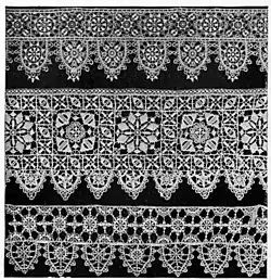 Фестоны кружева «ретичелла». Конец XVI в. Италия