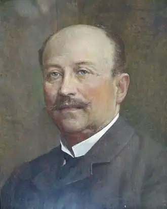 Франц Пёниц на портрете Луиджи Моргари (1912)