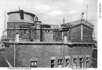 Обсерватория ц.и к. Высшей политехнической школы во Львове, Австро-Венгрия (ныне Украина), 1913 г.