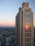 Вид из гостиницы Westin Peachtree Plaza Hotel[англ.]