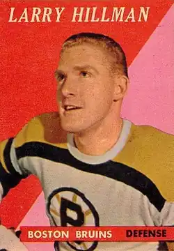 Ларри Хиллман в составе «Бостон Брюинз»