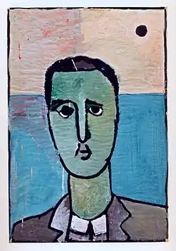 «Портрет Максима Белозора».  Б/г, 78х53, 1981.