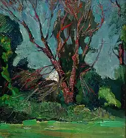 «Дерево», орг/м, 56×48,5, 1986