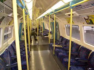 Интерьер вагона 1996 серии (2008)