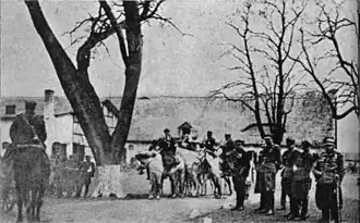 Польская 1-я кавалерийская бригада в марте 1945