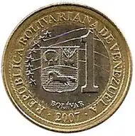 1 боливар 2007 года