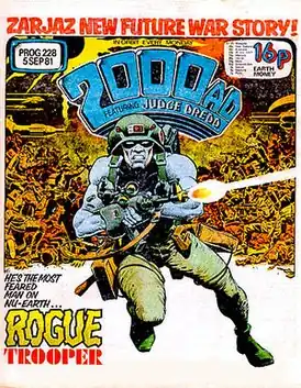 Обложка комикса 2000 AD #228