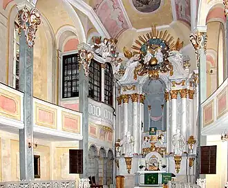 Замковая церковь, 1738-1741