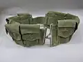 Полевой поясной ремень, из комплекта снаряжения с патронными сумками, рядового состава ВС США.