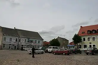 Юго-западный вид рыночной площади (июнь 2011 г.)