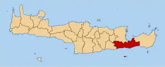 Иерапетра на карте