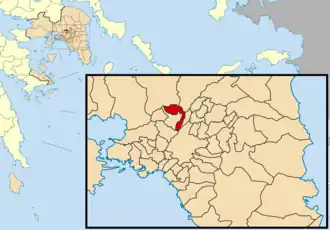 Айи-Анарьири-Каматерон на карте