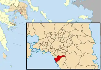 Элиникон — Арьируполис на карте