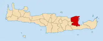 Айос-Николаос на карте