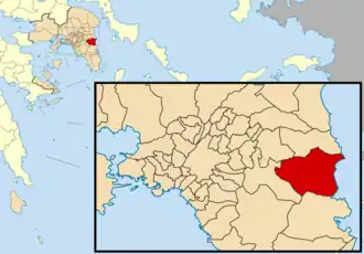 Спата-Артеми на карте