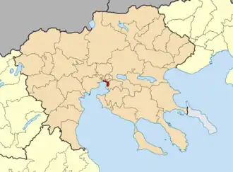 Салоники на карте