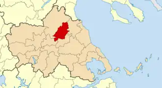 Тирнавос на карте