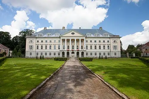 Мыза Кайданген (Казданга), принадлежавшая Мантейфелям