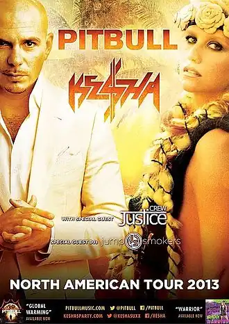 Рекламный плакат тура